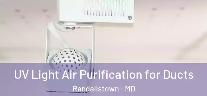  UV Light Air Purification for Ducts Randallstown - MD